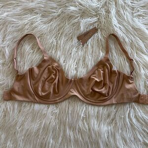 Skims Fits Everybody Unlined Demi Bra Ochre Size 32H